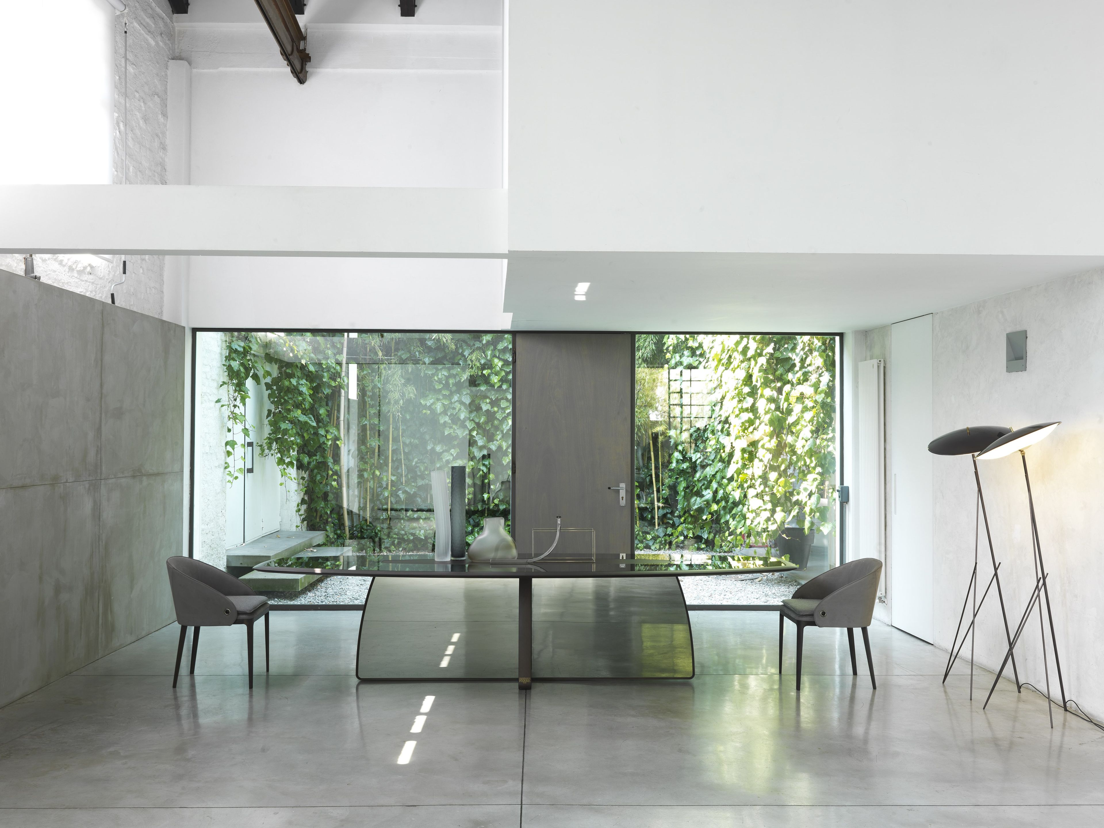 Прямоугольный стол из дерева и стекла Gianfranco Ferré Home Wynwood ARCH-00121374 - Вид №3