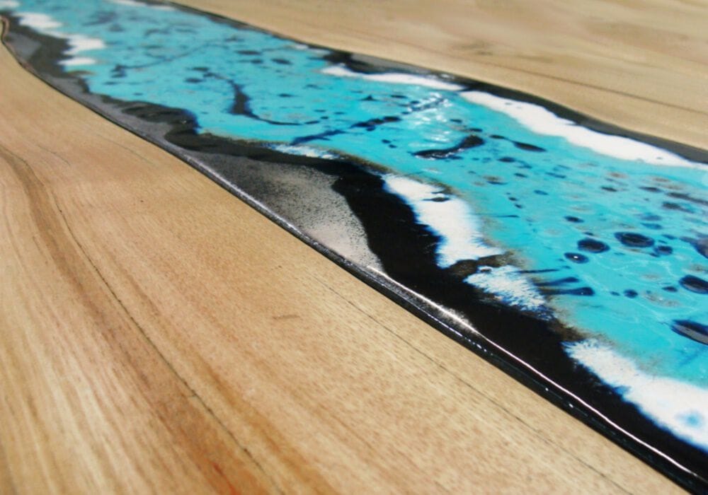 Прямоугольный стол с деревянной столешницей и лавовым камнем Grandi Maioliche Ficola Life ARCH-00050501 - Вид №1