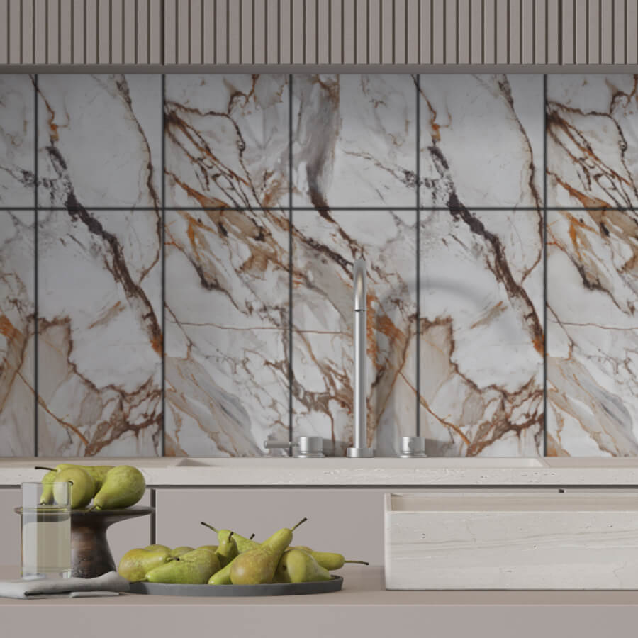 Панель SPC глянец Stella Kerama Капрая 560*280*2,5мм (8 шт в упак) АКВАТОН STSR-311 - Вид №6