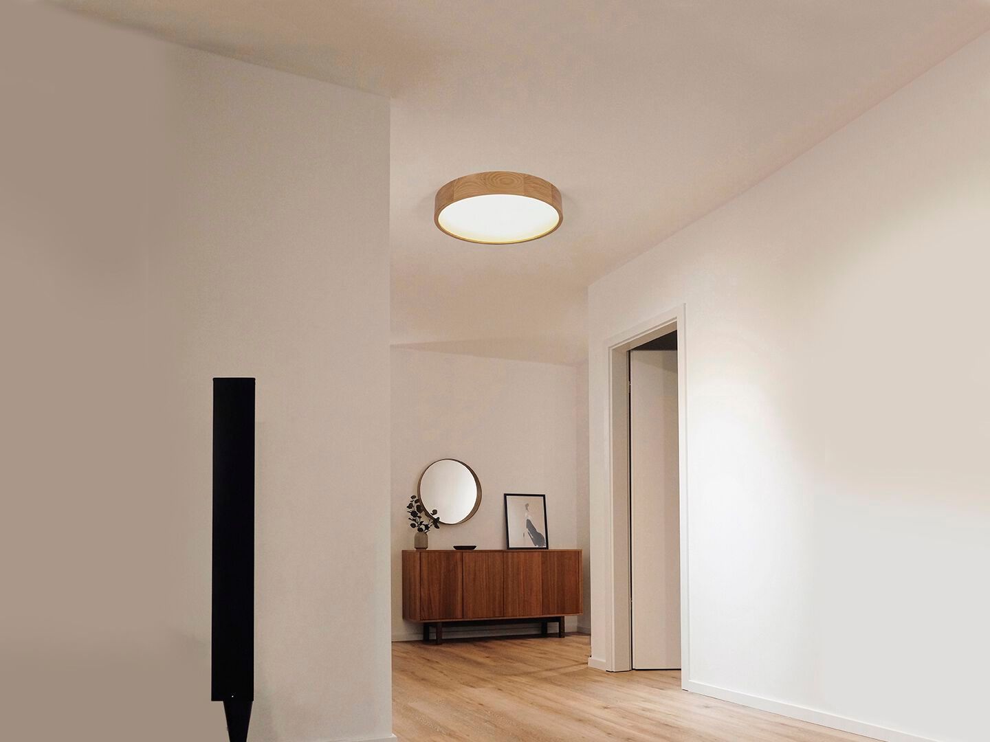 Дуб светодиодный потолочный светильник luxcambra RONDO WOOD ARCH-00119104 - Вид №2