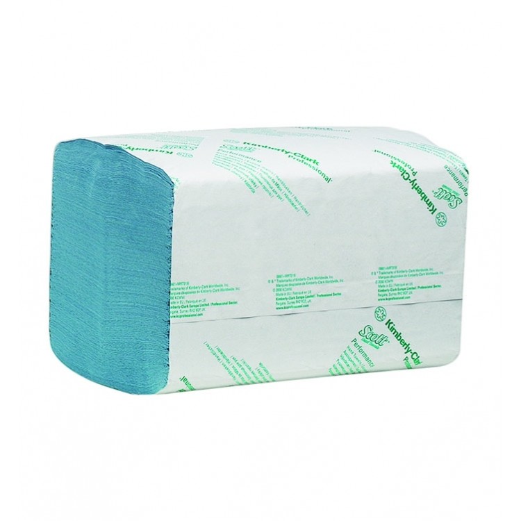 6682 Kimberly Clark Полотенца бумажные листовые Kimberly Clark Scott Extra 6682 Z-сложения 1-слойные пачка по 240 листов  - Вид №1
