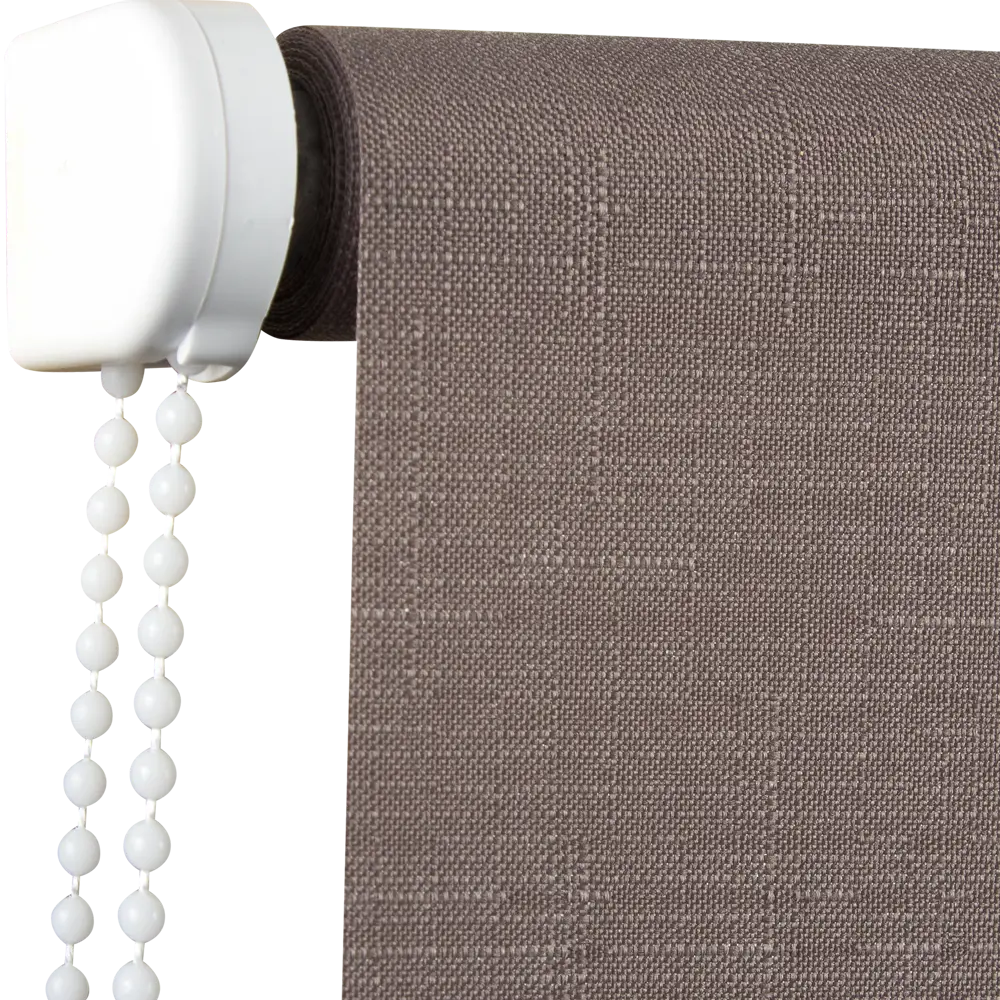 Штора рулонная Inspire Шантунг 100x160 см коричневая STLM-2147795 - Вид №1