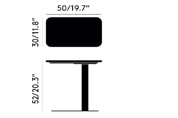 Журнальный столик из стали и стекла Tom Dixon Flash ARCH-00051661 - Вид №9