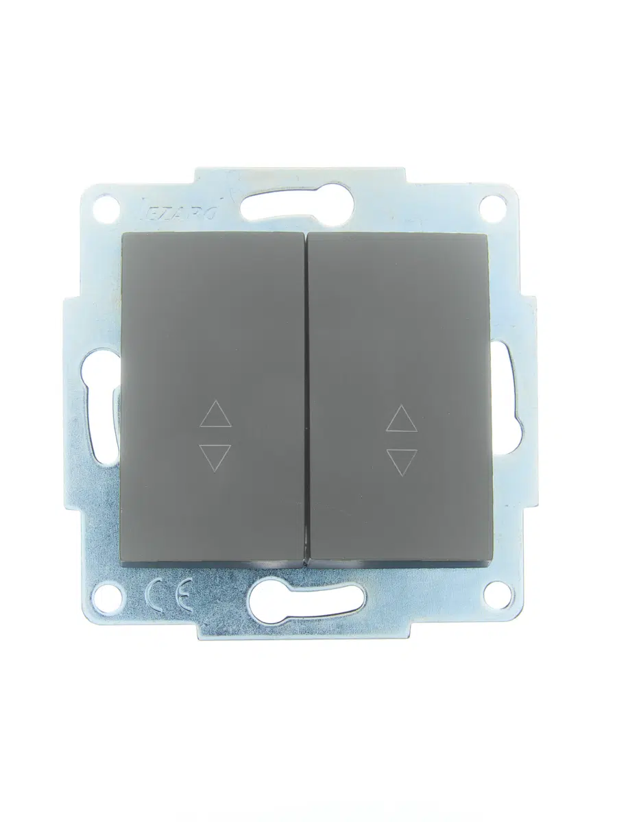 ASTI Выключатель проходной двойной платина механизм LEZARD 7081-3588-106