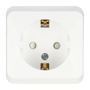 Розетка SYSTEME ELECTRIC Этюд с защитными шторками 11301124