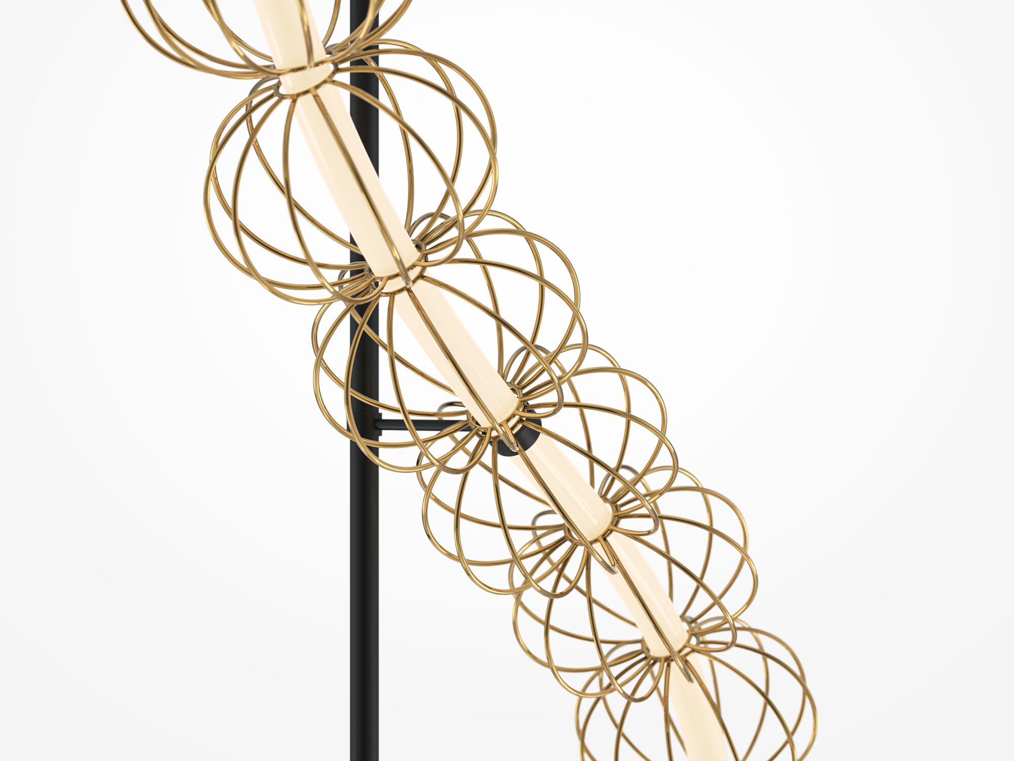 Металлический торшер Maytoni Golden cage ARCH-00091381 - Вид №1