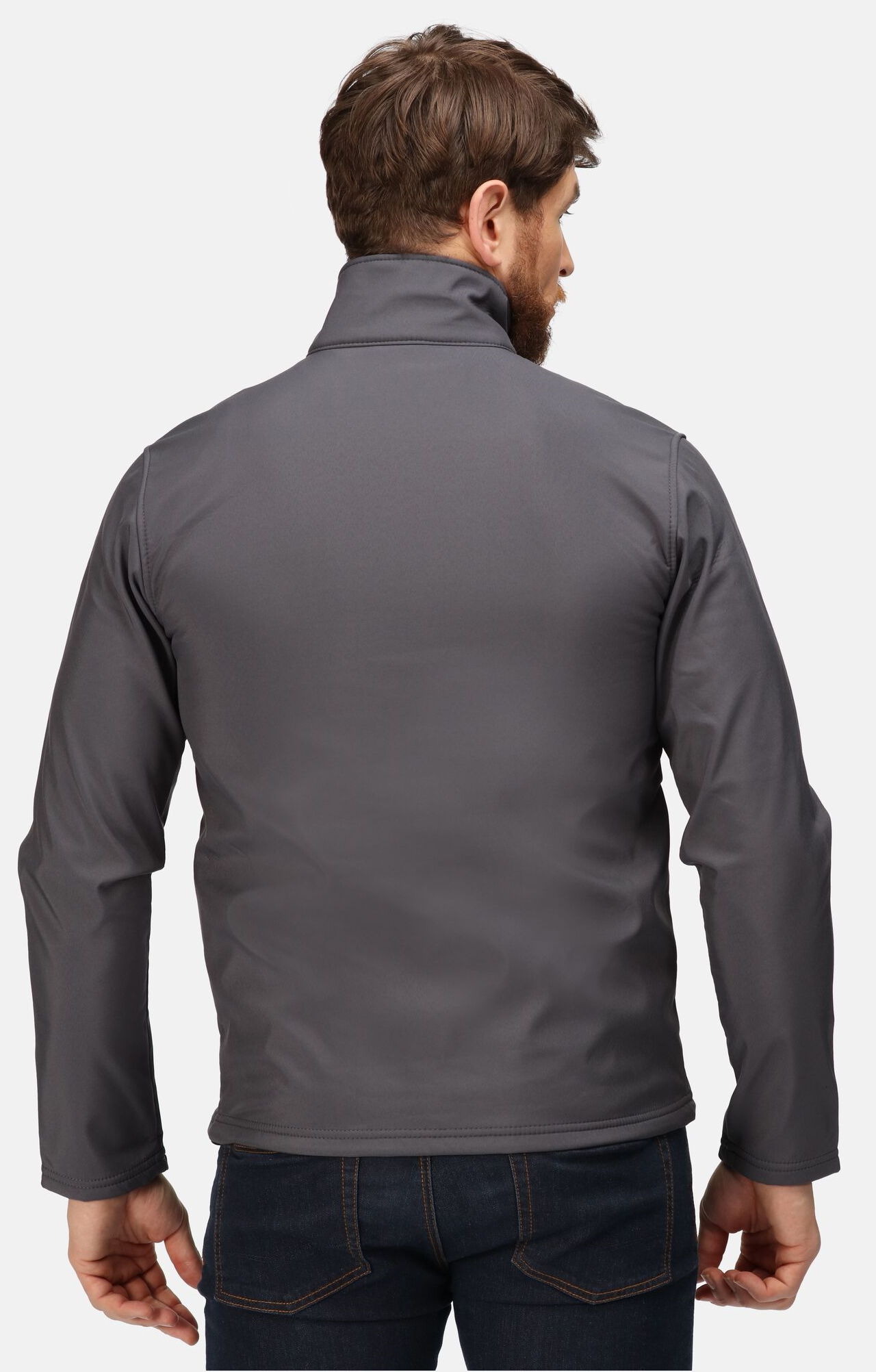 5046556 Куртка РЕГАТТА ПРОФЕШИОНАЛ ОКТАГОН II софтшел серо/черная  Зимняя спецодежда  размер 42-44(S)  - Вид №3