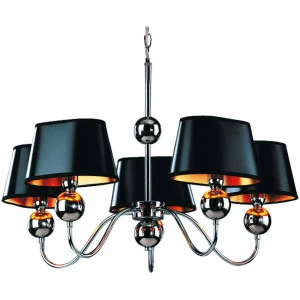 Подвесная люстра Arte Lamp Turandot A4011LM-5CC ARTE LAMP ДИЗАЙНЕРСКИЕ, TURANDOT 056148 Черный
