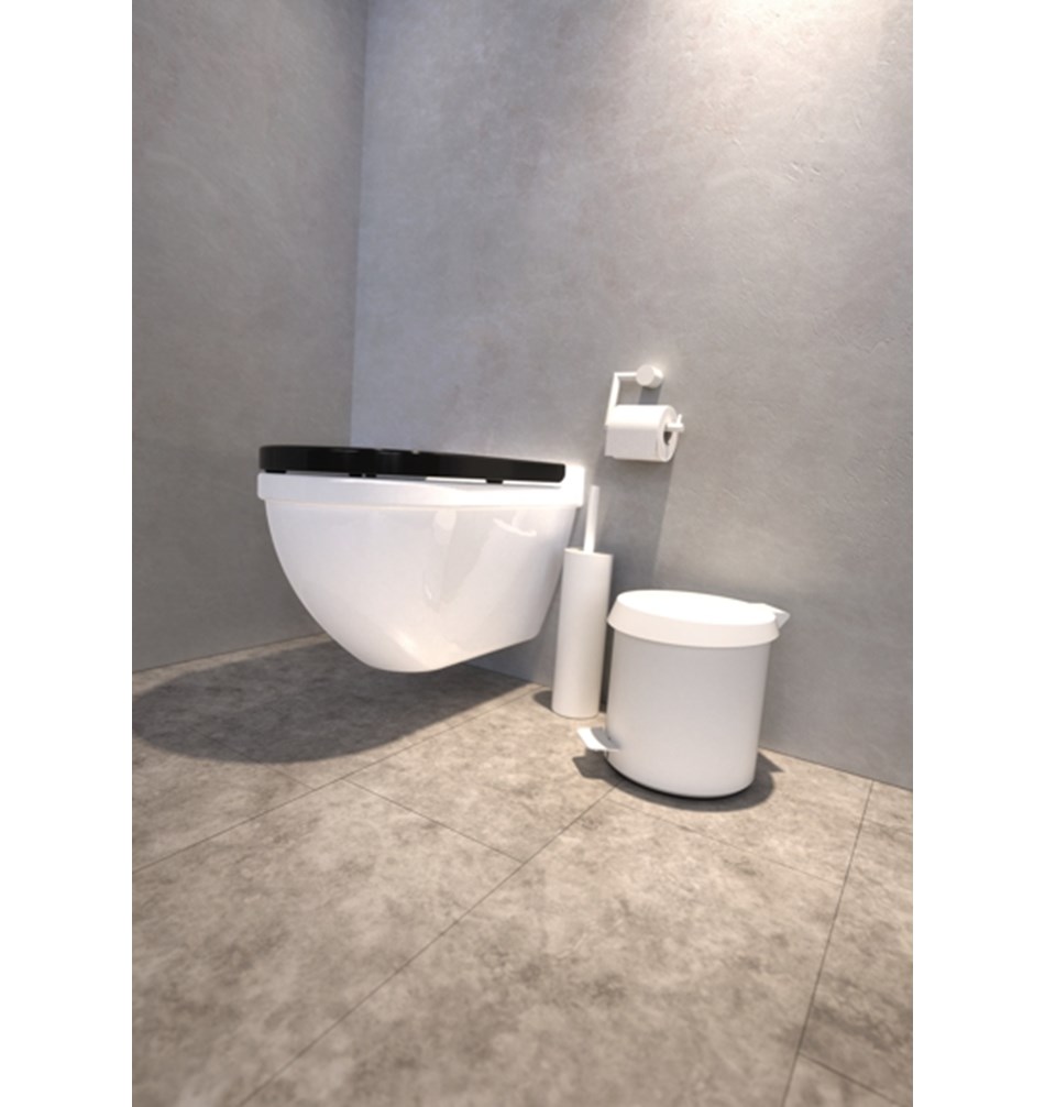 FROST Корзина для мусора 250 » белая Нержавеющая сталь Белый N3001-W  - Вид №6