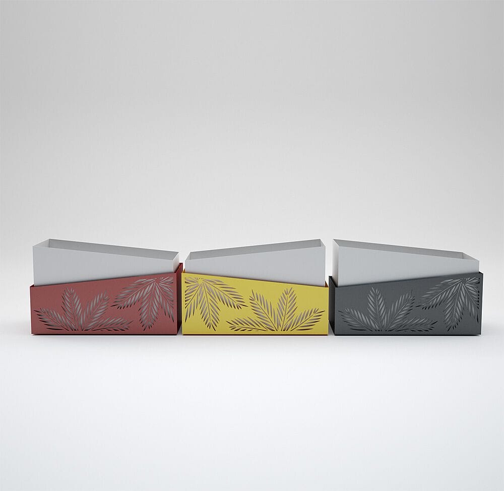 Прямоугольная стальная плантатор CITYSì PALM ARCH-00113794 - Вид №2