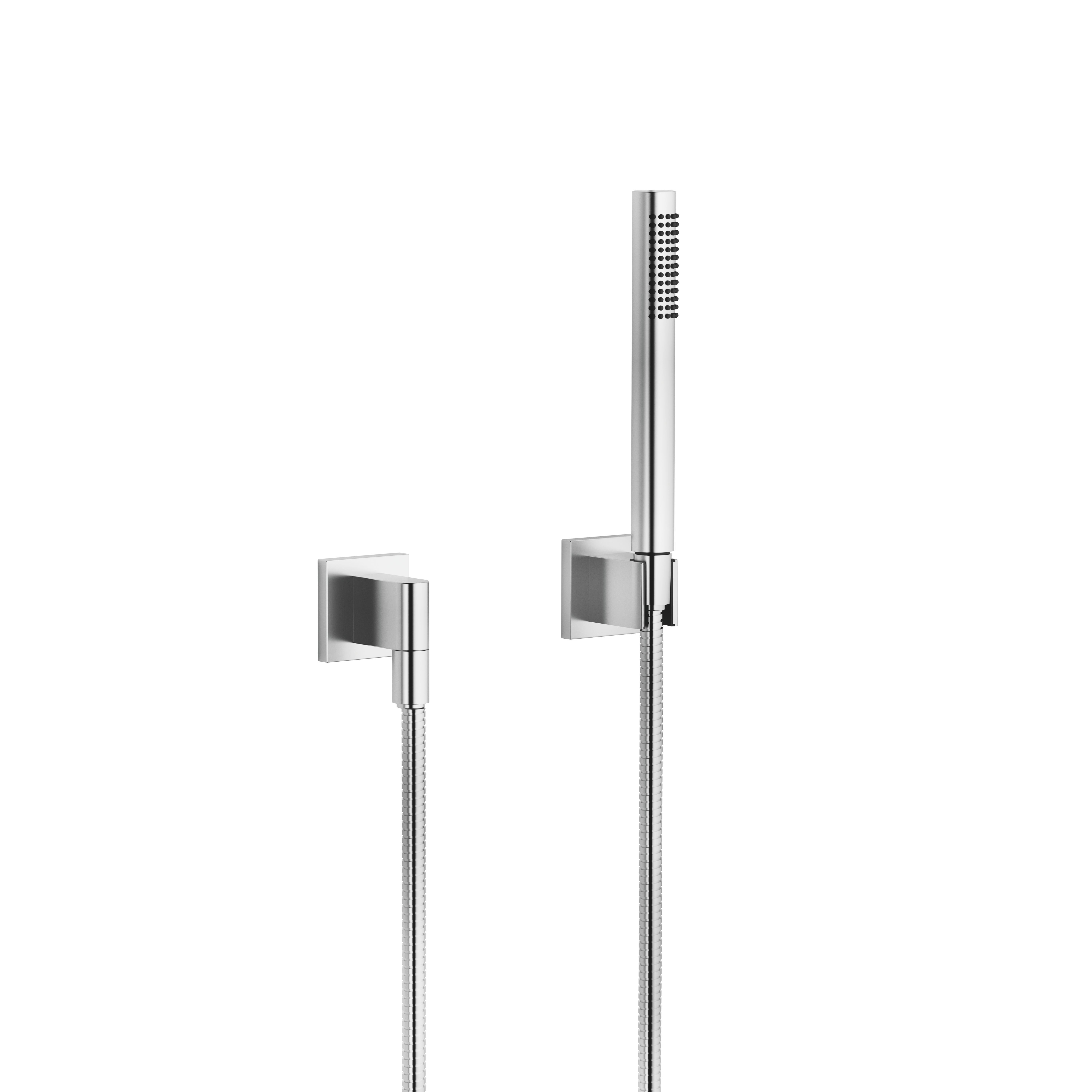 Ручной душевой набор с отдельными розетками - Матовый хром DornBracht 27808980-93