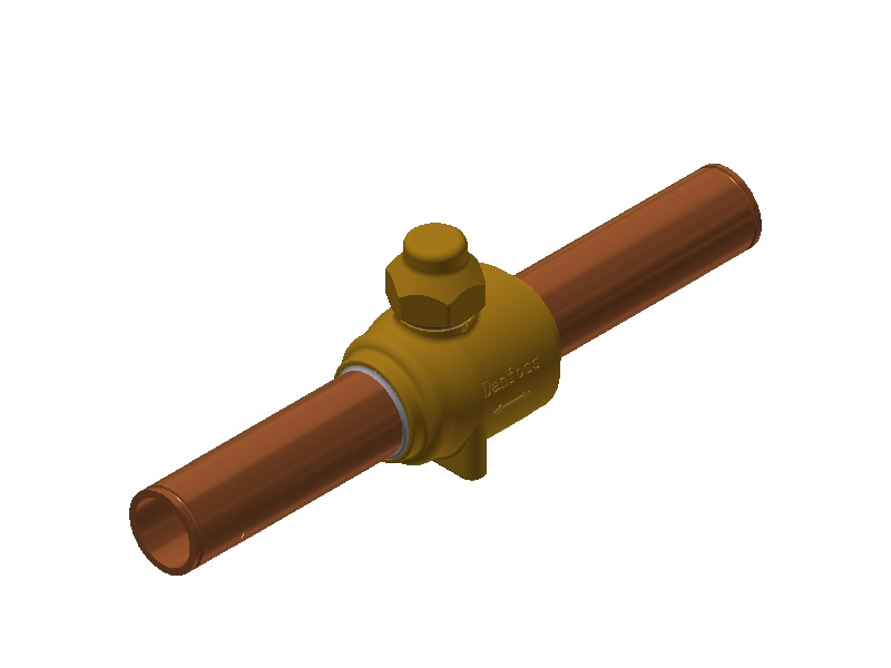 Danfoss GBCH — Запорные шаровые краны для CO2 90 бар GBC 22s H Кран запорный шаровой 009L7420  - Вид №10
