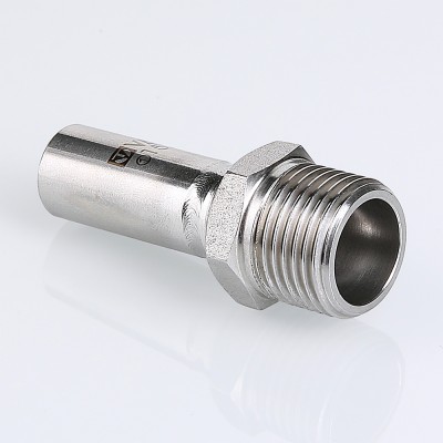 VTi.906.I.001505 Фитинг из нержавеющей стали – вставка с наружной резьбой Valtec 15 мм х 3/4"  - Вид №1