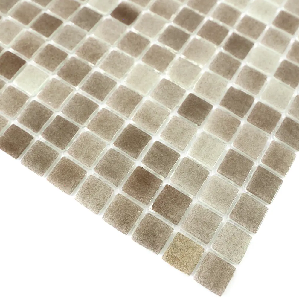 Мозаика стеклянная Natural STP-BG018 31.5x31.5 см цвет бежевый Santreyd Steppa STLM-2078751 - Вид №1
