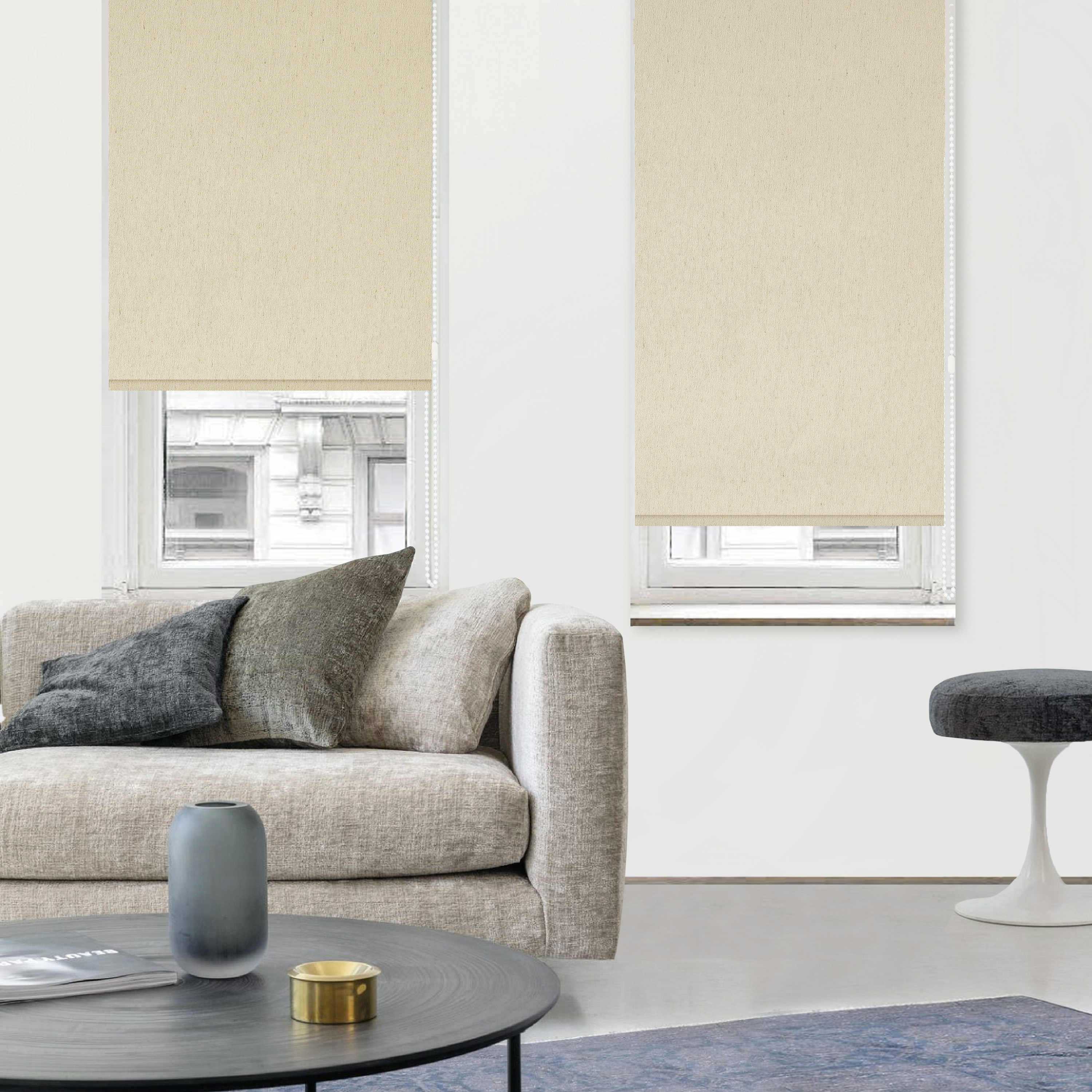 Рулонная штора Santreyd Miamoza бежевая 50×160 см с защитой от детей 83503211 STLM-0041479 - Вид №2