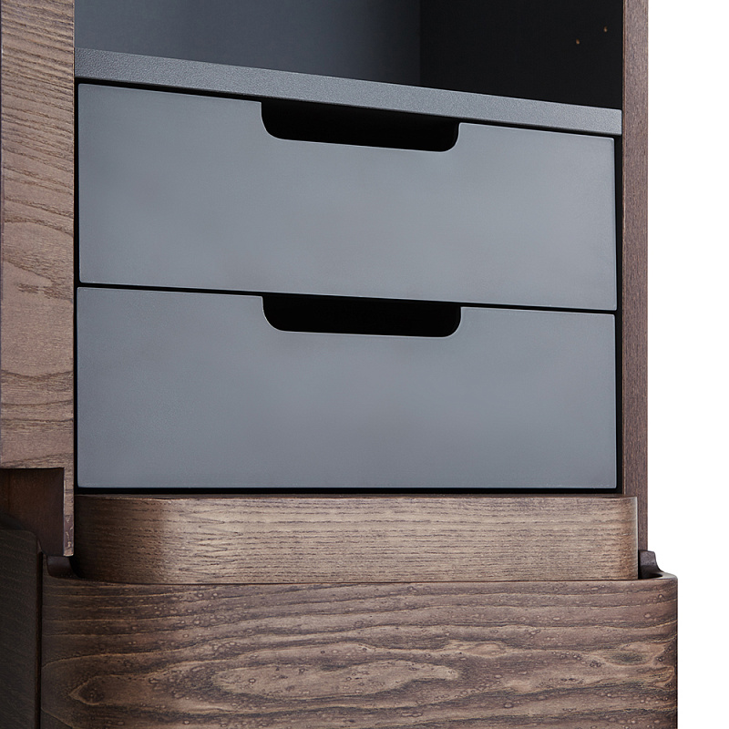 M30CHL0406NF Шкаф-колонна подвесной левый 40 см двери орех текстурированная шт AM.PM Sensation - Вид №3