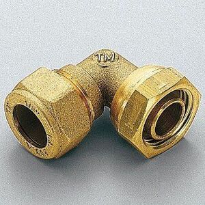 Угол ВР 15 х 1/2'' обжим со сгоном TIEMME
