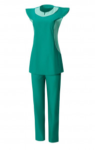 69292 Костюм "Лига" цвет зеленый с салатовым  Медицинская одежда  размер 58