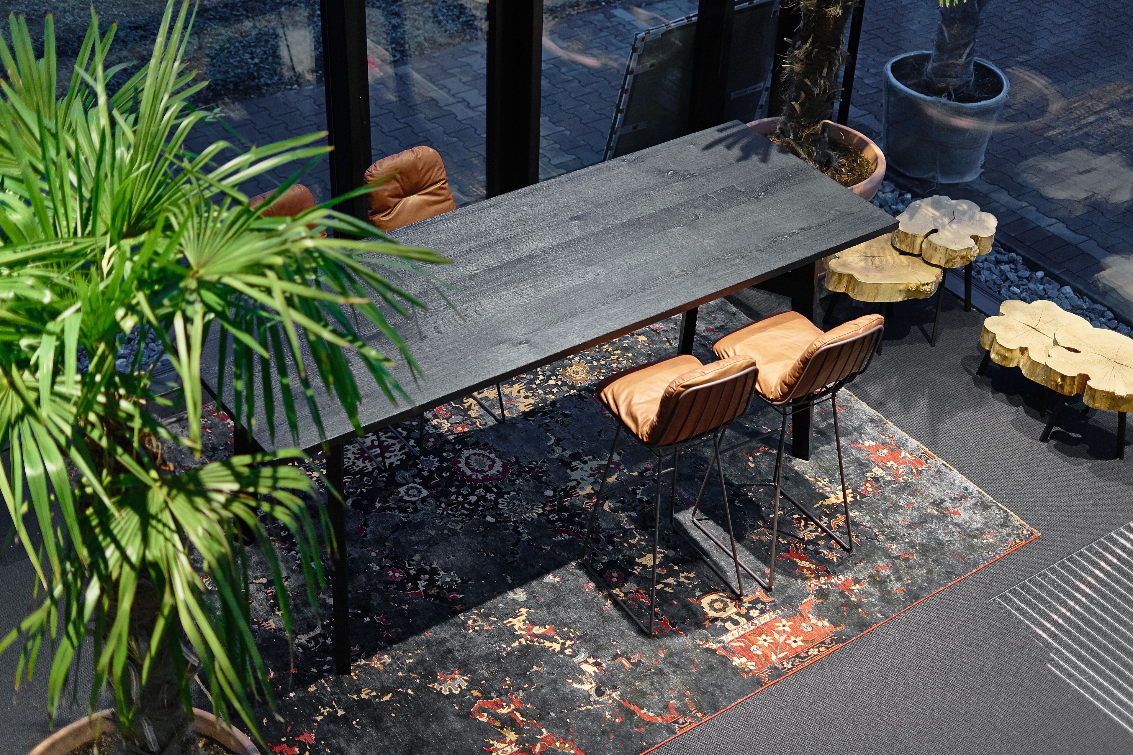 Кожаное кресло-качалка с подлокотниками Freifrau Leyasol ARCH-00034266 - Вид №6