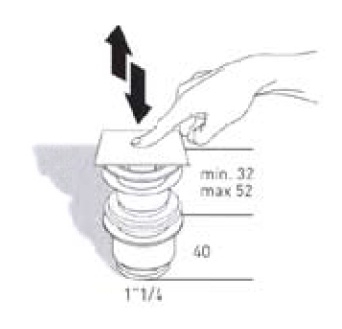 Донный клапан MIGLIORE с переливом ML.RIC-10.123.CR, 'клик-клак', хром  - Вид №1