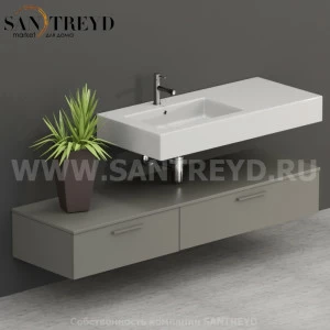 T17052CC2 Столешницы для использования в сочетании с тумбами и открытыми тумбами 170 см серая Globo ARREDO WOOD Италия