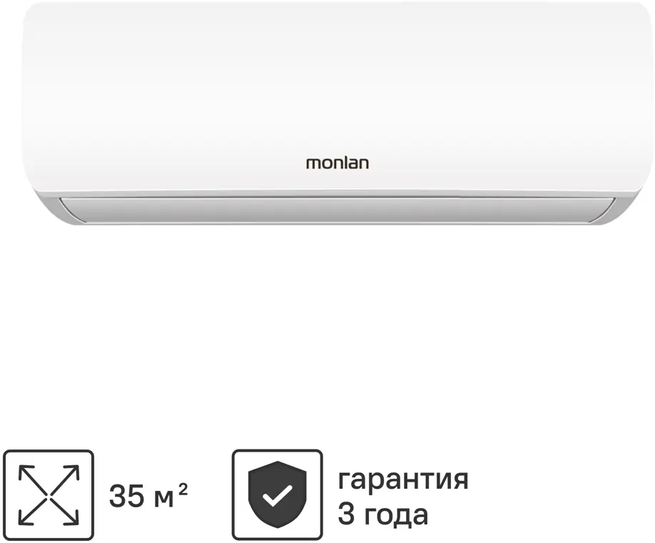 89354927 Сплит-система Monlan MSH-12 12K BTU охлаждение/обогрев STLM-0850981