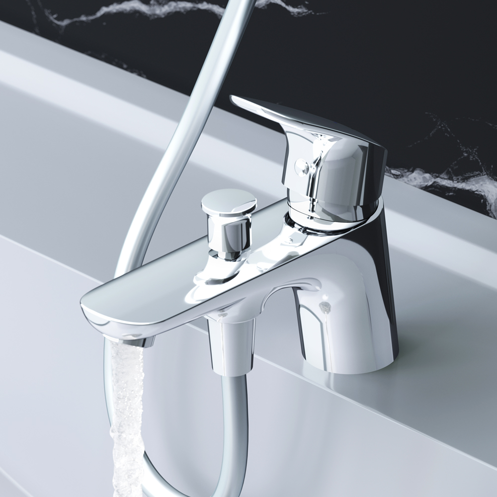 F8010232 смеситель для ванны и душа для установки на борт ванны шт AM.PM Like - Вид №1