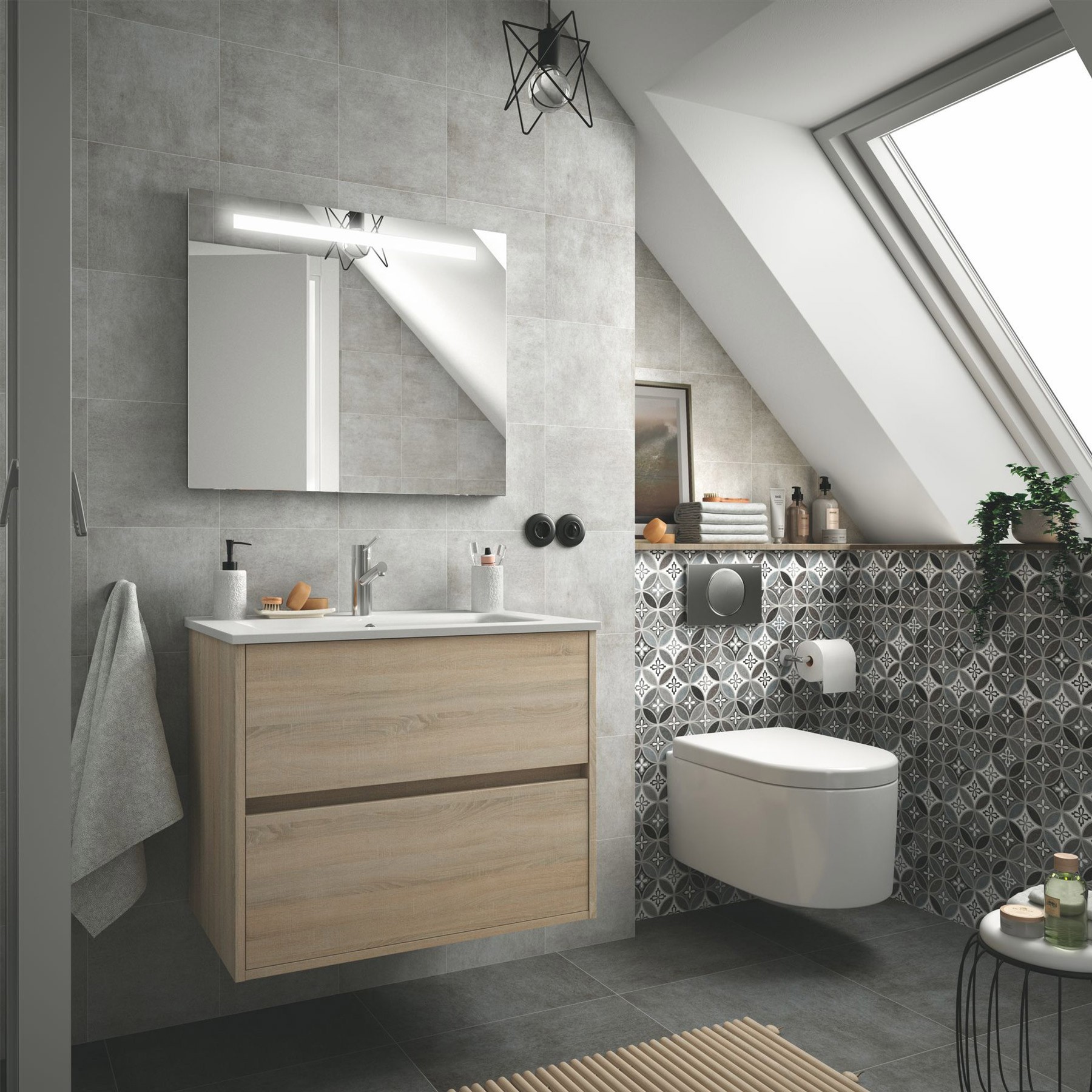 25034 SALGAR Зеркало противотуманное SUNSET 120 x 60 - Вид №1