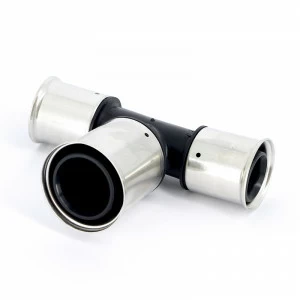 Тройник пресс PVDF HENCO 40х50х40