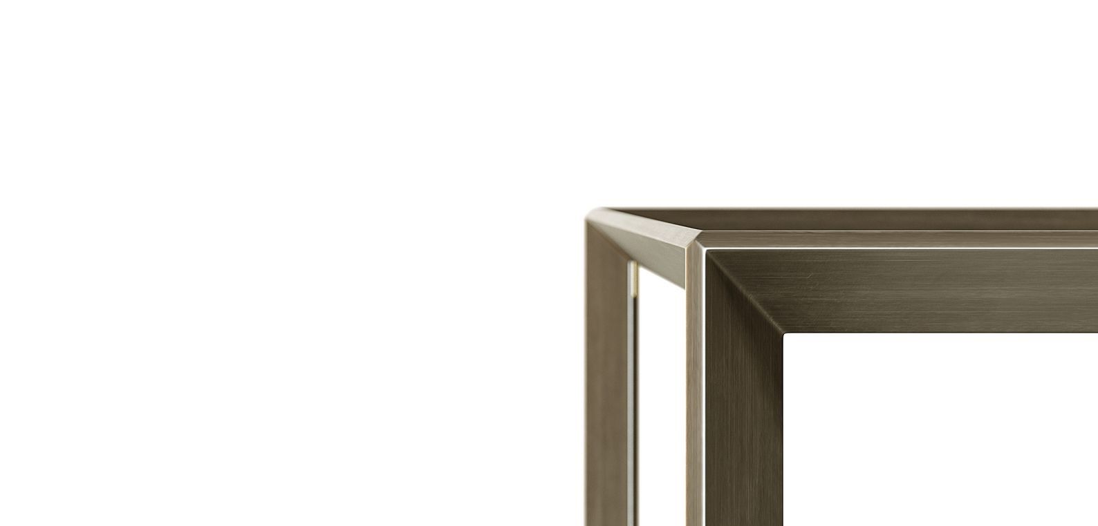 Низкий стол из стали и стекла ROCHE BOBOIS METALLICA ARCH-00073133 - Вид №10