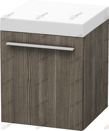 XL270405151 Мобильная тумба X-Large #XL2704 400 x 400 мм Сосна коричневая, декор Duravit