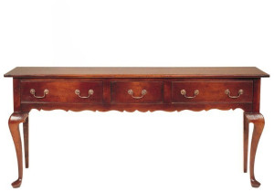 HS204E Сервер с ножкой Cabriole ijlbrown