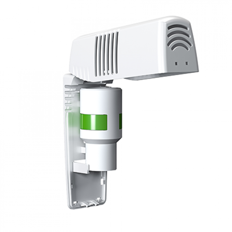 V-SOLID - SWEET PEA &amp; WISTERIA VECTAIR SYSTEMS Автоматический ароматизатор воздуха V-AIR SOLID – Глициния со сладким горохом Белый черный (упаковка)  - Вид №1