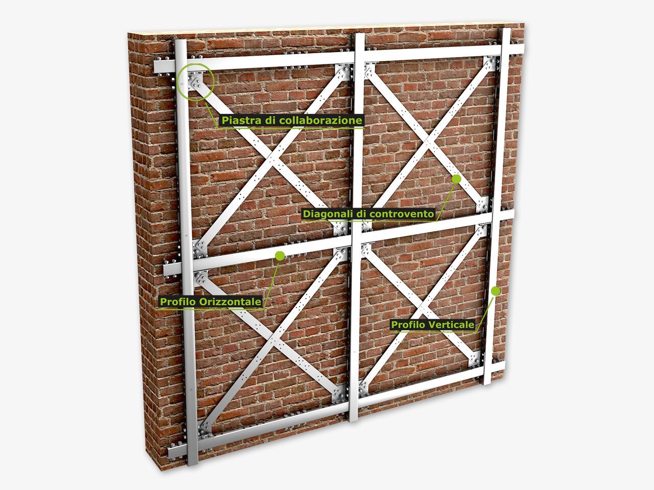 Сейсмостойкое пальто из нержавеющей стали Progetto Sisma RESISTO 5.9 TUBE ARCH-00090205 - Вид №2