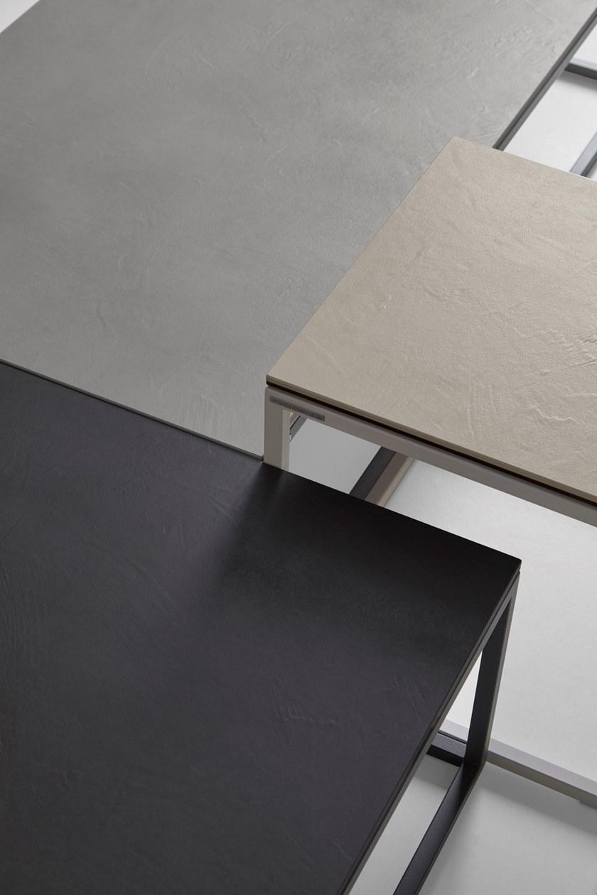 MOBLIBERICA Низкий прямоугольный керамический журнальный столик Terra sun-id-1453059 - Вид №3