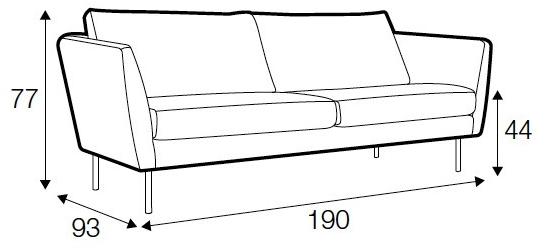 Sits 2-местный тканевый диван Betty sun-id-1474221 - Вид №3
