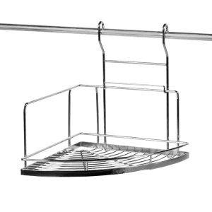 Полка угловая большая Delinia 280х280х280 мм цвет хром 15869833 STLM-2186044