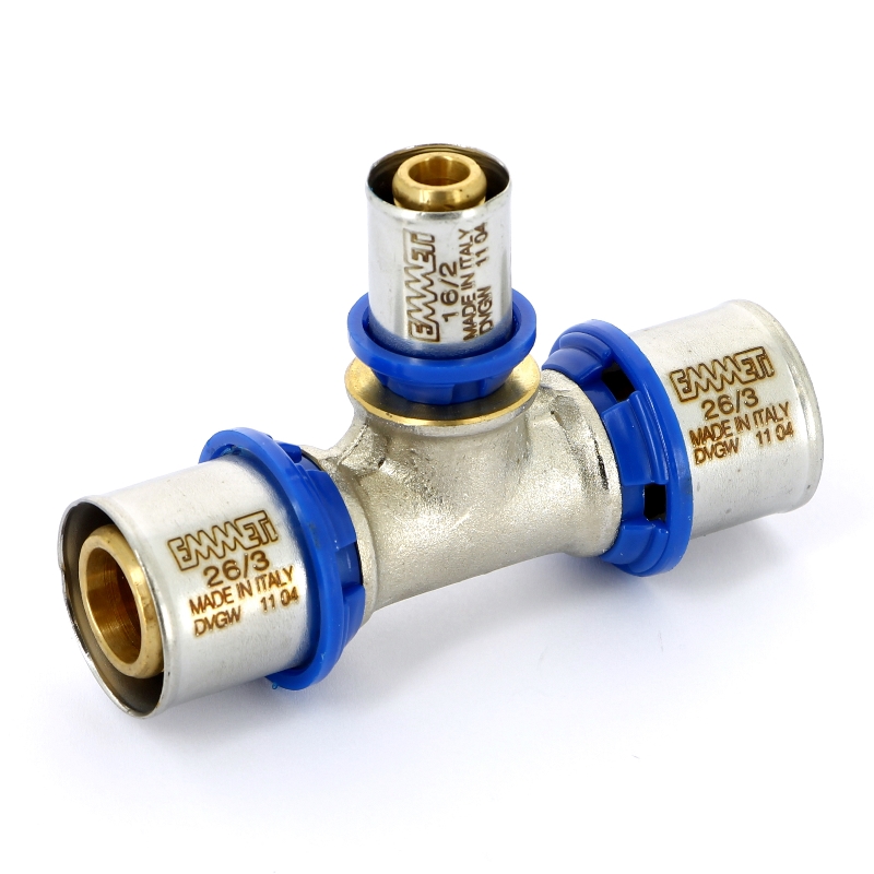 Тройник пресс EMMETI 26х16х26 28101376