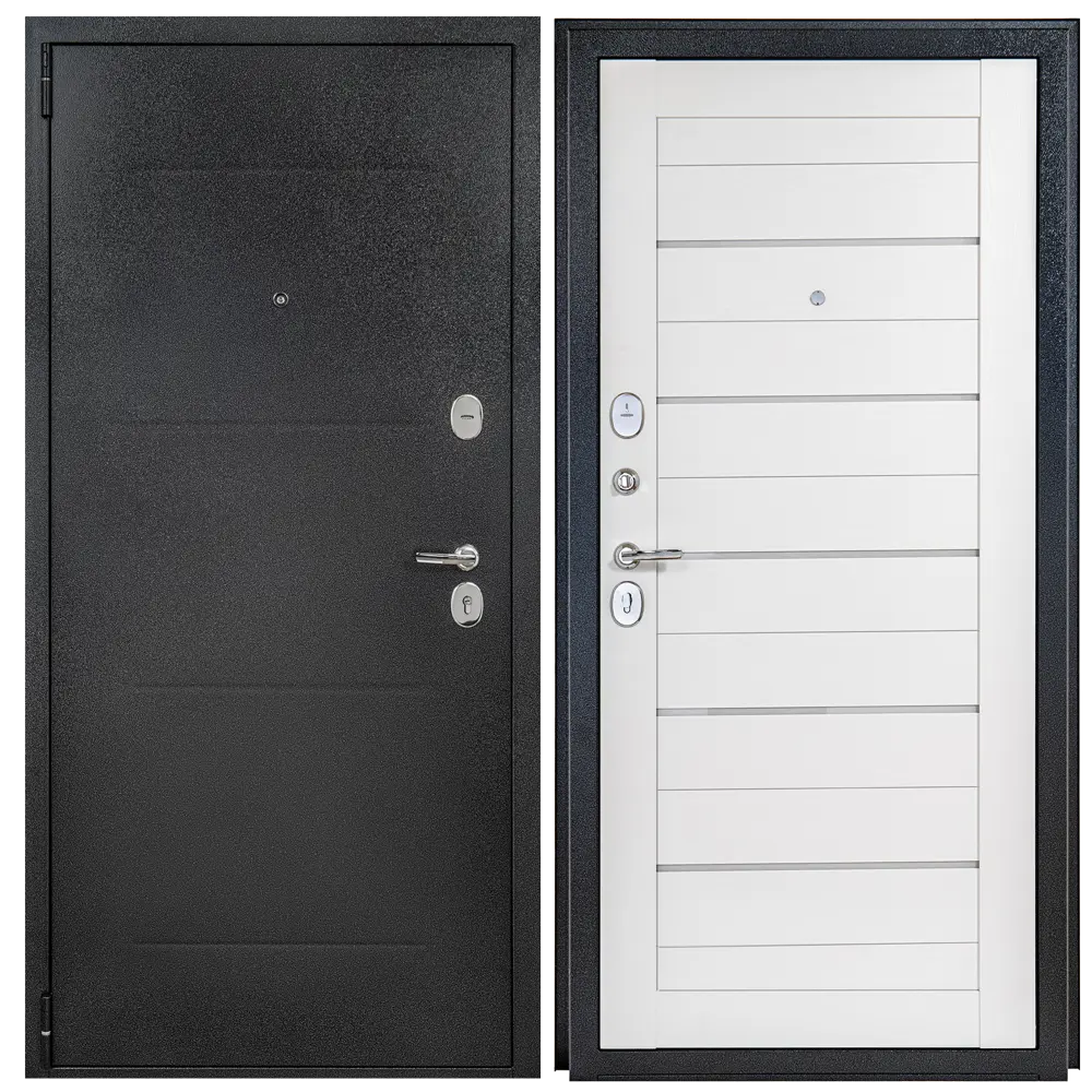 Дверь входная металлическая Лердо 88x205 см левая белое дерево PORTIKA STLM-2113395