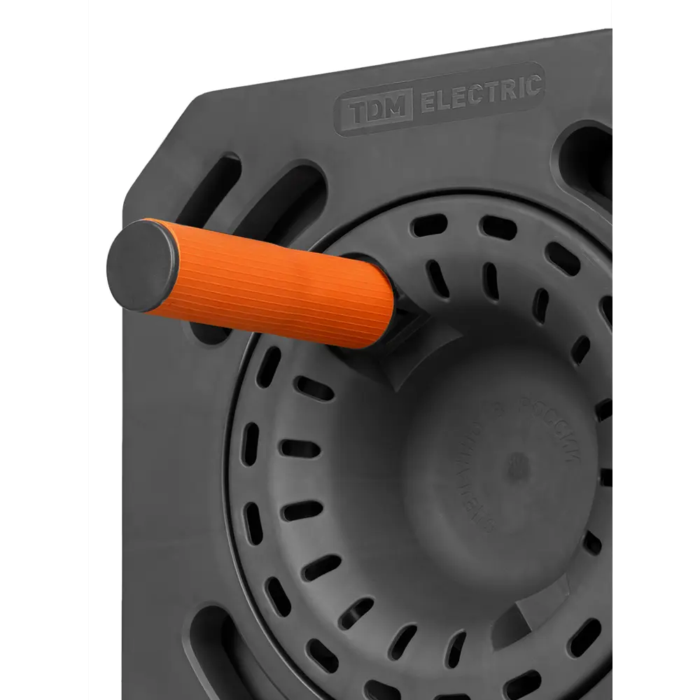 Удлинитель на катушке TDM Electric Люкс 4 розетки с заземлением ПВС 3x1.5 мм 20 м STLM-2192353 - Вид №8