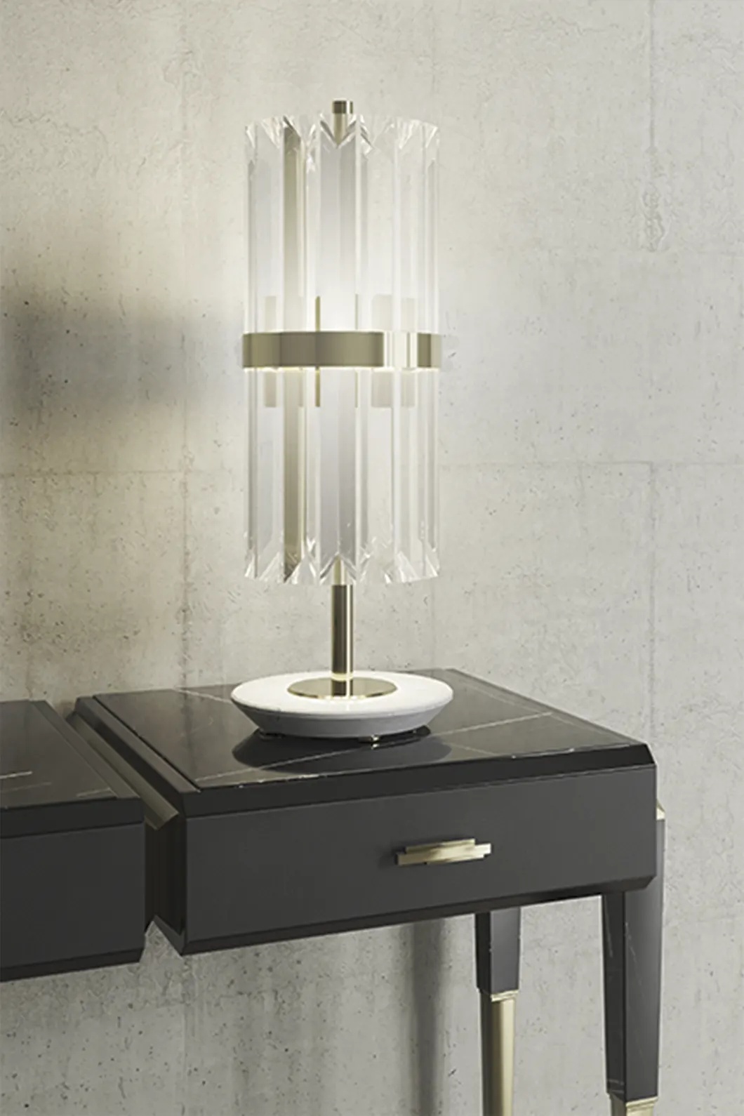 Маленькая настольная лампа LUXXU Liberty 333 - Вид №3