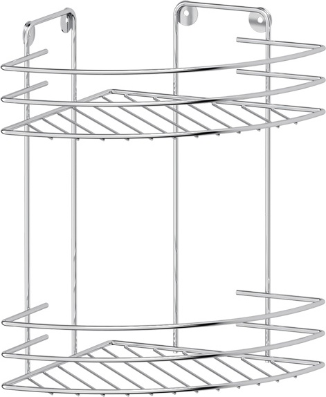 GHI 213 Полочка-решетка угловая 2-х ярусная 25,8 cm SORCOSA Plain