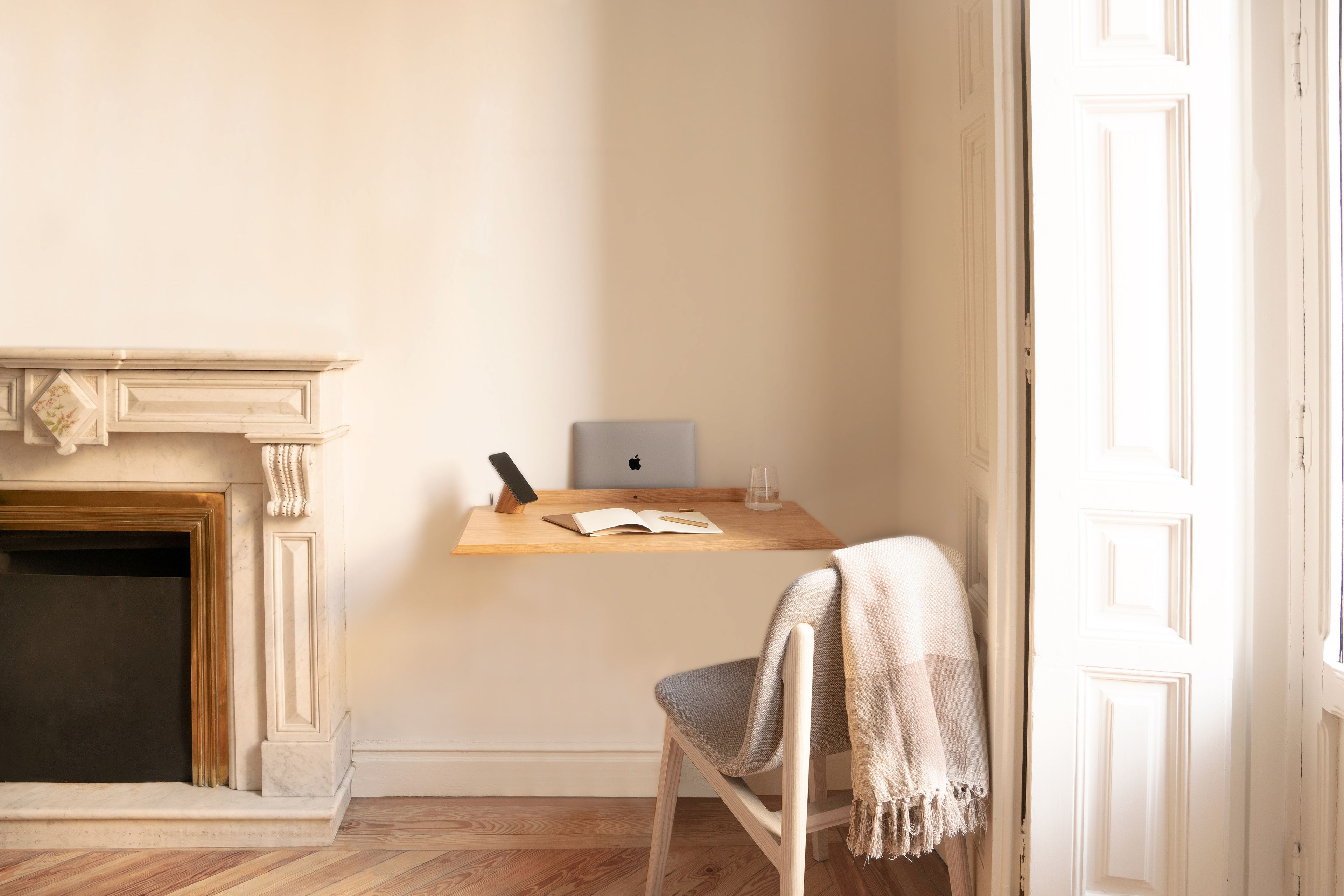 Подвесной письменный стол из дуба Woodendot ALADA ARCH-00038055 - Вид №3