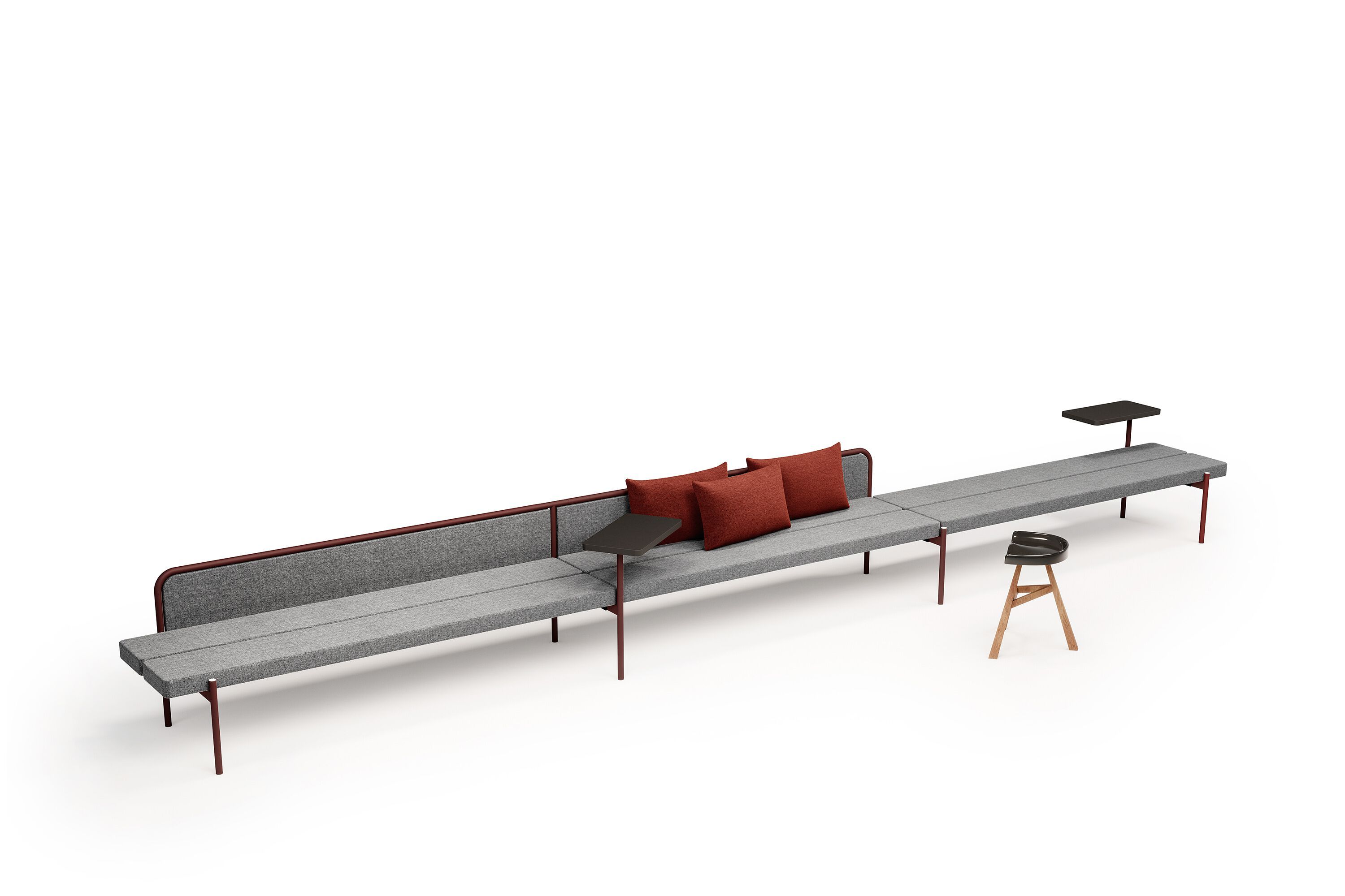 Модульная мягкая скамейка из ткани Established&Sons Island ARCH-00100058 - Вид №3