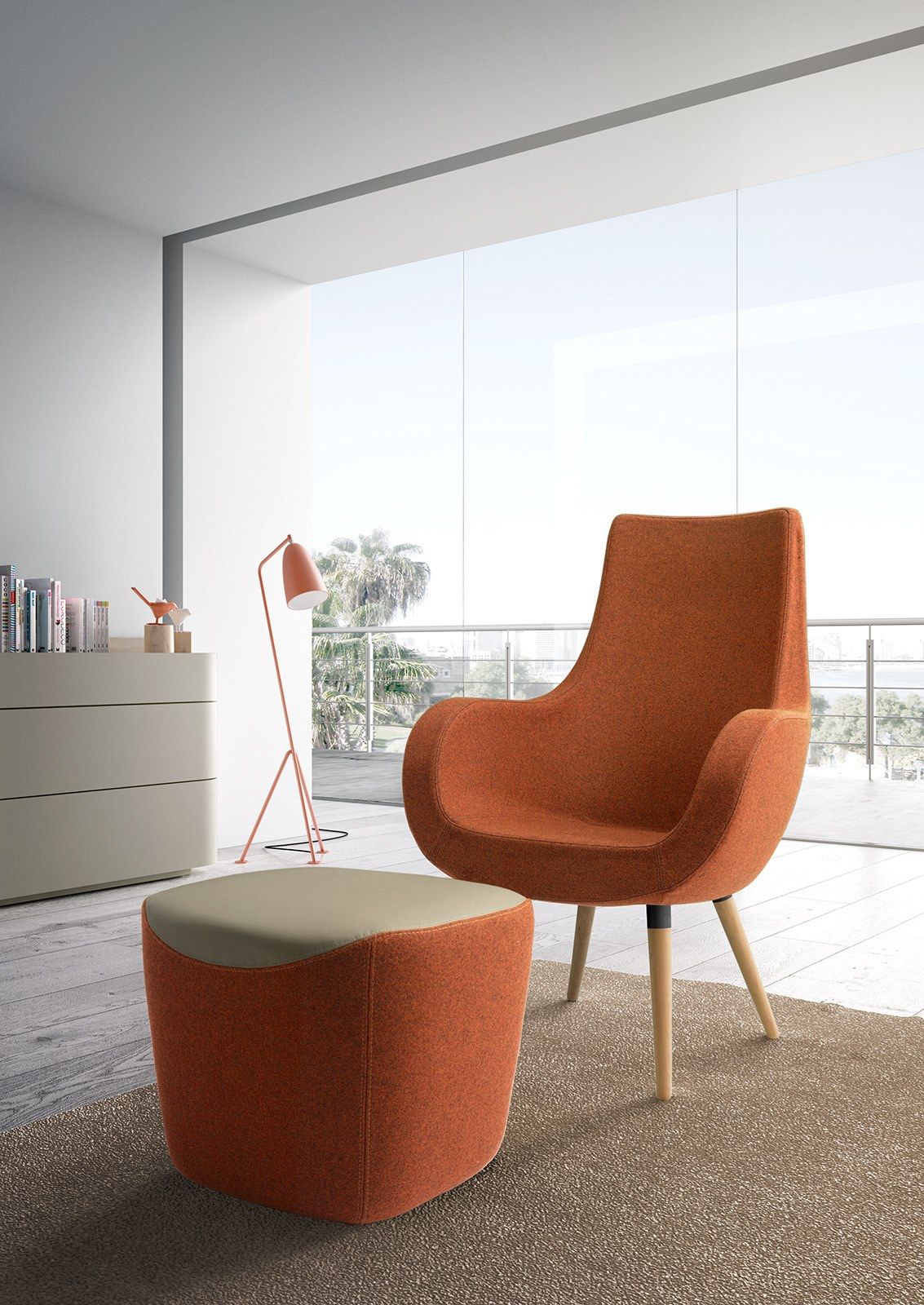 Шерстяное кресло с подлокотниками Leyform Victoria ARCH-00042180 - Вид №3