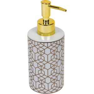 Дозатор для жидкого мыла «Gode», керамика, цвет золотой
