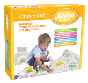 2029 Стандарт 02 750г + инструменты для игр Живой песок