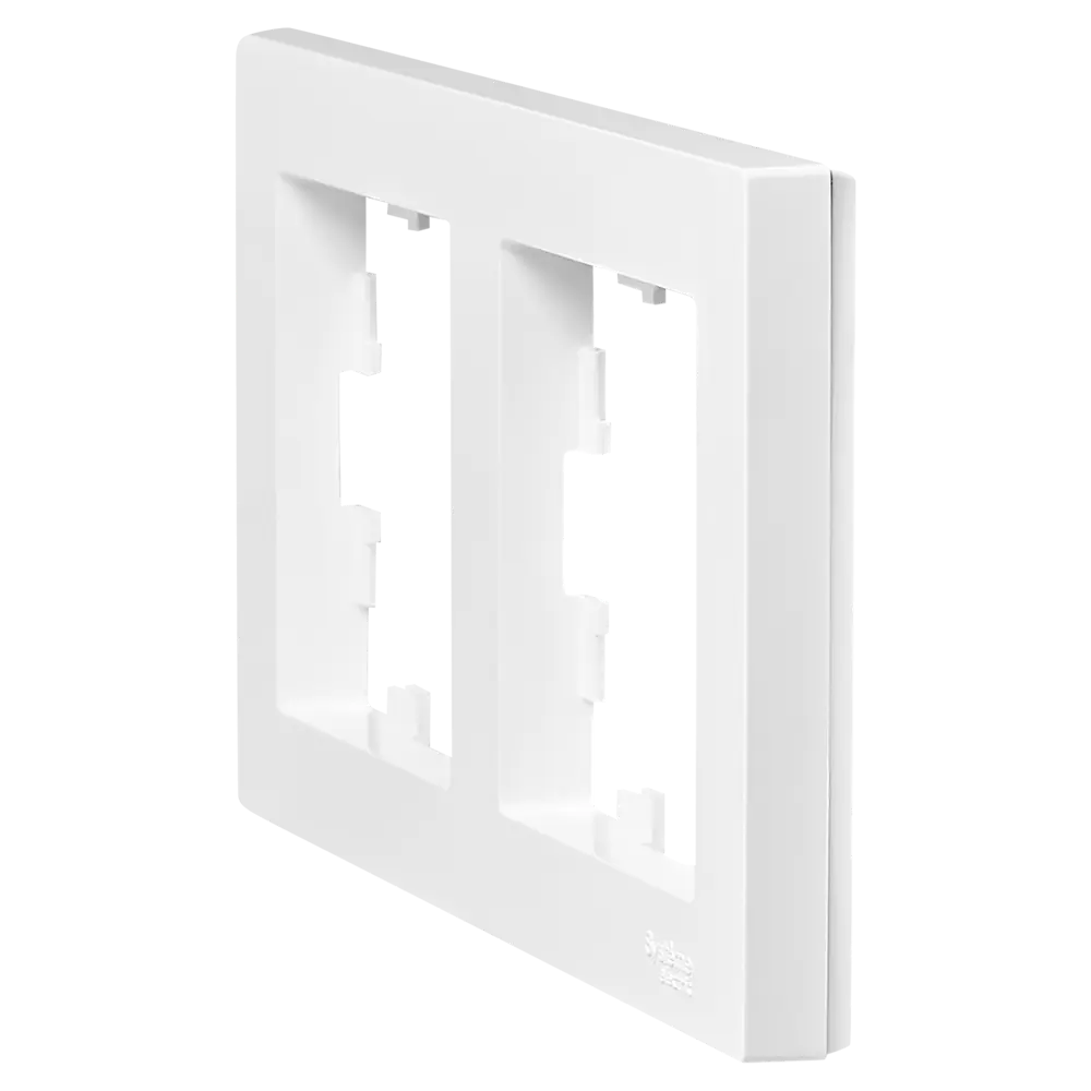 Рамка для розеток и выключателей Schneider Electric Atlas Design ATN000102 2 поста цвет белый SYSTEME ELECTRIC AtlasDesign STLM-2211713 - Вид №2