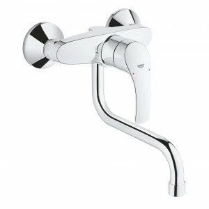 Смеситель для кухни GROHE Eurosmart new настенный, вынос 150 мм, хром (31391002)