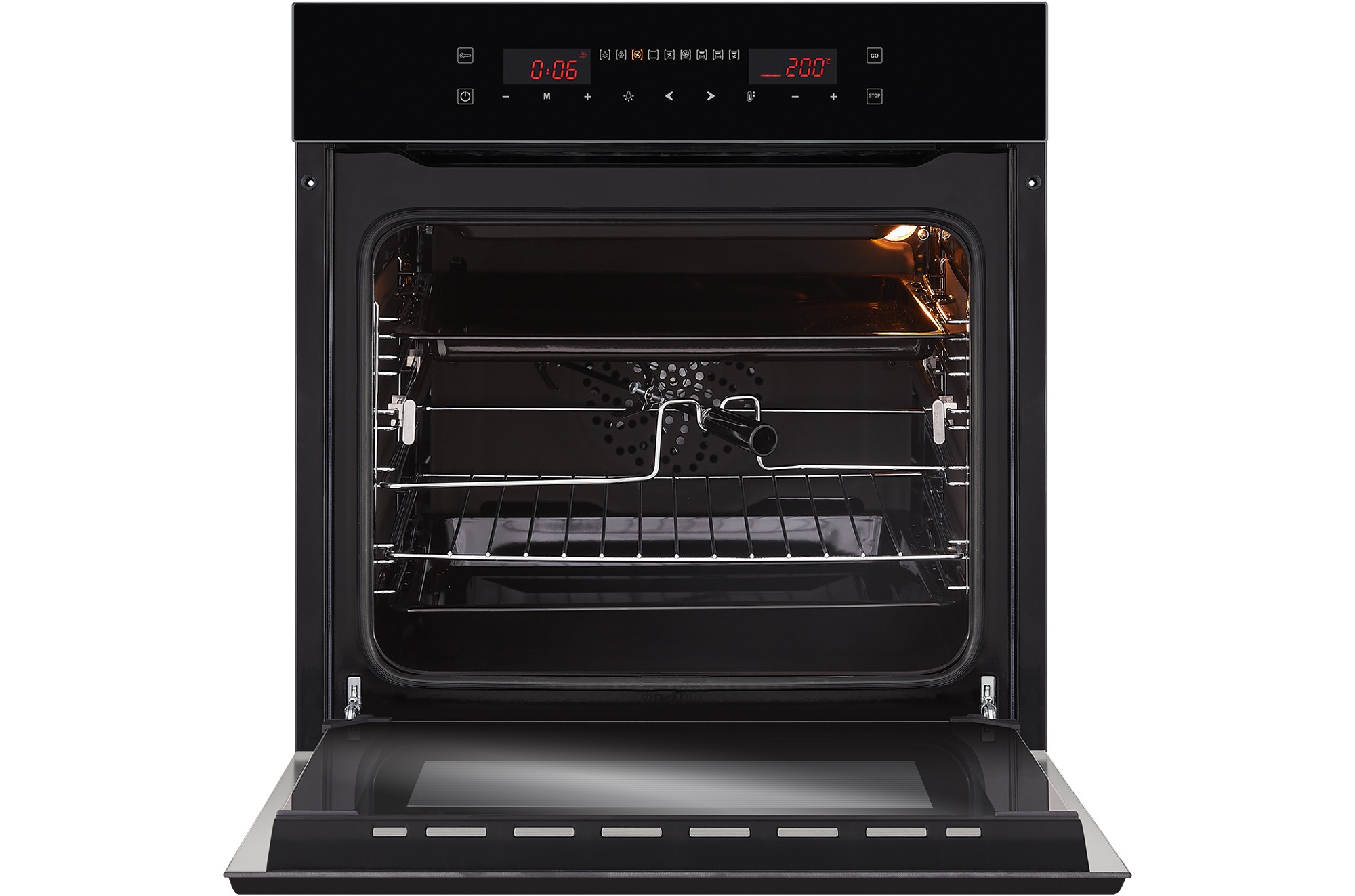 5363125 Электрический духовой шкаф HIBERG VM 6192 B черный STDN-0103775 - Вид №5